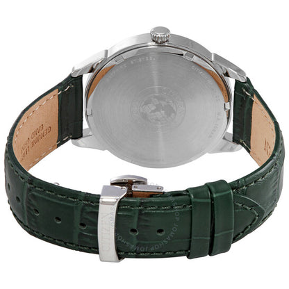 Citizen, Eco-Drive Ivory Dial Green Leather Men's Watch
