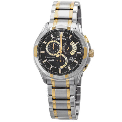 Citizen, Eco-Drive Perpetual Alarm Black Dial Men's Watch