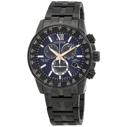 Citizen, Eco-Drive Perpetual Chronograph GMT Blue Dial Men's Watch