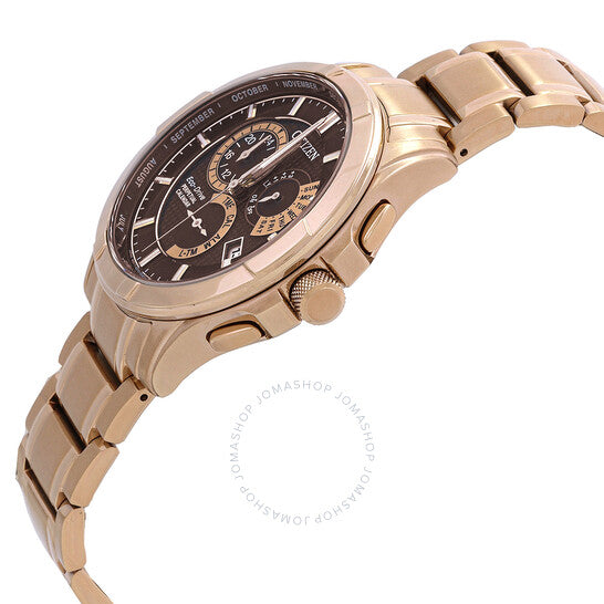 Citizen, Eco-Drive Perpetual GMT Brown Dial Men's Watch