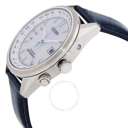 Citizen, Eco-Drive Perpetual World Time Silver Dial Watch