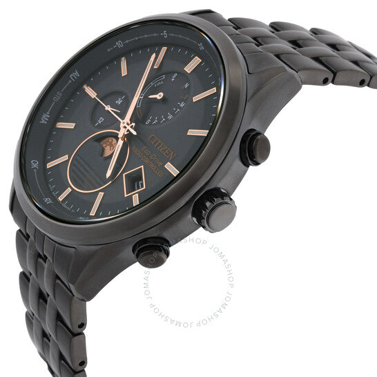 Citizen, Eco-Drive Radio-Controlled Moon Phase Grey Dial Men's Watch