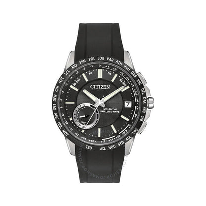 Citizen, Eco-Drive Satellite Black Dial Rubber Strap Men's Watch
