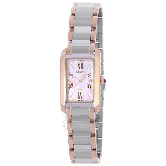 ساعة سيتيزن، إل بيانكا إيكو-درايف للسيدات بمينا من عرق اللؤلؤ