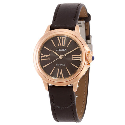 ساعة سيتيزن إل سيسي إيكو-درايف للسيدات بمينا بني