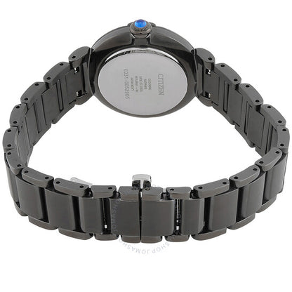 ساعة سيتيزن إل إيكو درايف للسيدات بمينا أسود