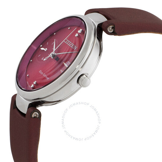 ساعة سيتيزن إل إيكو-درايف النسائية بمينا أحمر