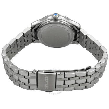 ساعة سيتيزن لونا أوتوماتيكية للسيدات بمينا أزرق