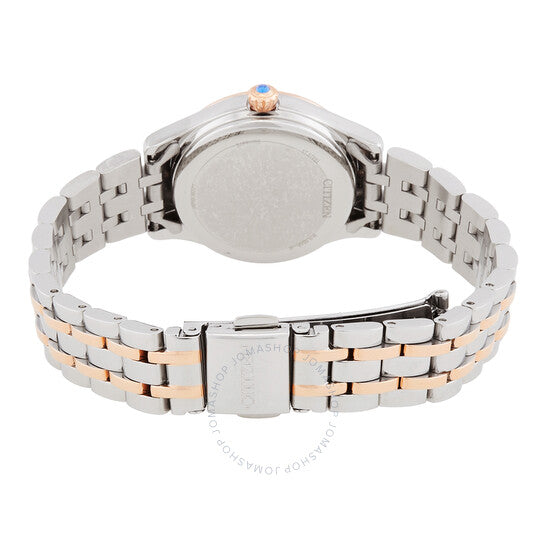 Citizen, Luna Automatic Crystal Pink Dial Two-Tone Ladies Watch
