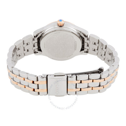 Citizen, Luna Automatic Crystal Pink Dial Two-Tone Ladies Watch