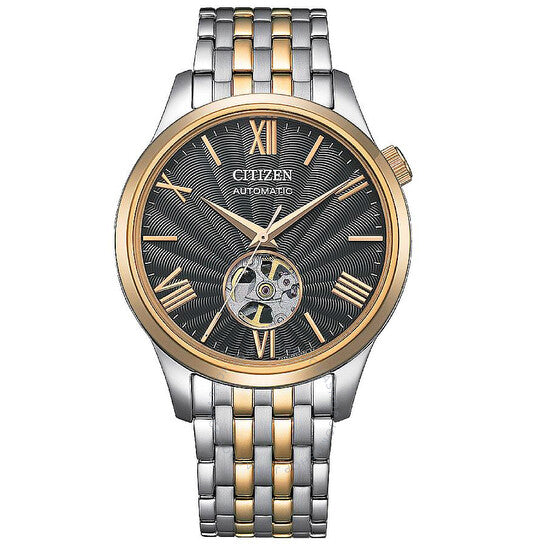 Citizen, Mechanical Automatic Grey Open Heart Dial Men's Watch