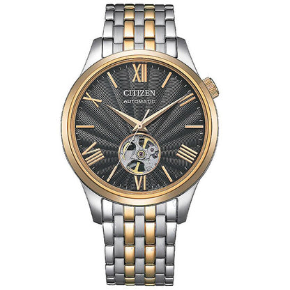 Citizen, Mechanical Automatic Grey Open Heart Dial Men's Watch