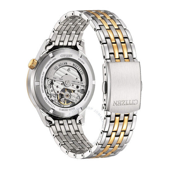 Citizen, Mechanical Automatic Grey Open Heart Dial Men's Watch