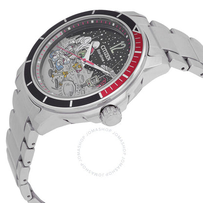 Citizen, Mickey Astronaut Eco-Drive Coke Bezel Men's Watch