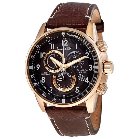 Citizen, PCAT Perpetual Alarm Chronograph Black Dial Men's Watch