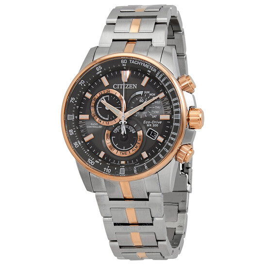 Citizen, PCAT Perpetual Alarm Chronograph Grey Dial Men's Watch