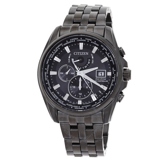 Citizen, Perpetual Alarm Chronograph Quartz Black Dial Men's Watch