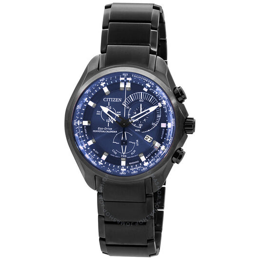 Citizen, Perpetual Alarm Sport Chronograph Blue Dial Men's Watch