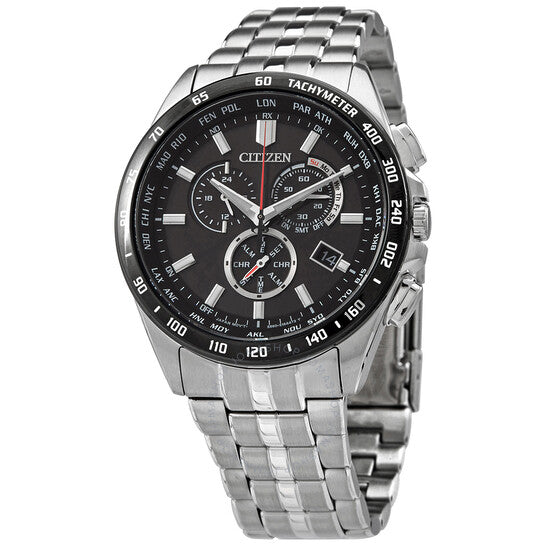 Citizen, Perpetual Chronograph Black Dial Men's Watch