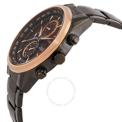 ساعة سيتيزن بيربتشوال كرونوغراف للرجال بمينا أحمر