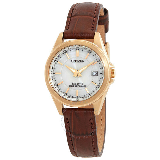 Citizen, Perpetual World Time White Dial Ladies Watch