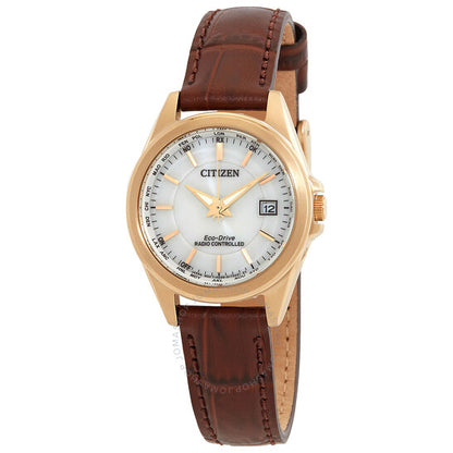 Citizen, Perpetual World Time White Dial Ladies Watch