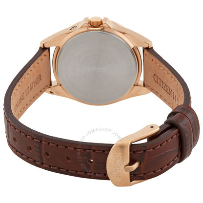 Citizen, Perpetual World Time White Dial Ladies Watch