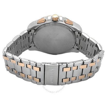 Citizen, Peyten Chronograph Eco-Drive Silver Dial Two-Tone Men's Watch
