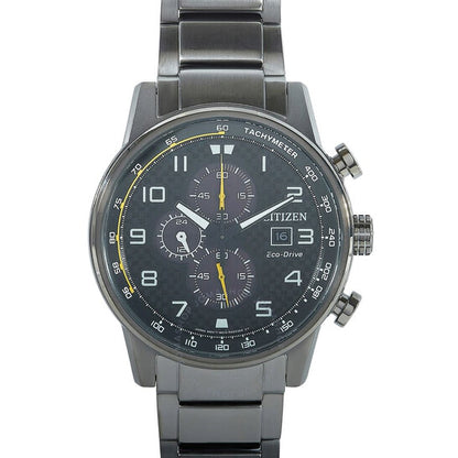 Citizen, Primo Chronograph Quartz Black Dial Men's Watch