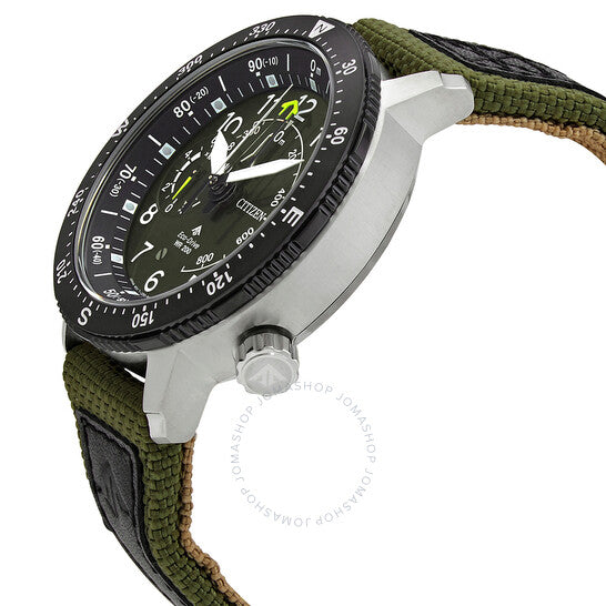 Citizen, Promaster Altimeter Eco-Drive Green Dial Men's Watch