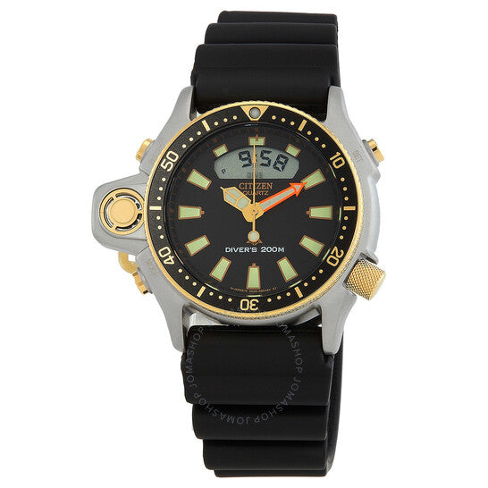 Citizen, Promaster Aqualand Quartz Analog-Digital Black Dial Men's Watch