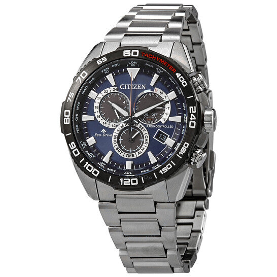 Citizen, Promaster Eco-Drive Chronograph Blue Dial Men's Watch