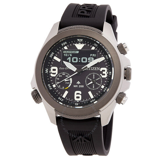 Citizen, Promaster Land Chronograph Analog-Digital Black Dial Men's Watch