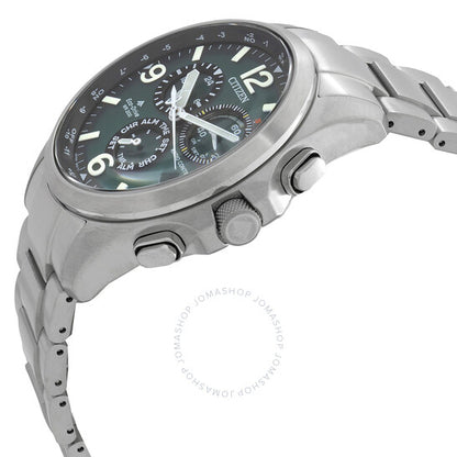 ساعة سيتيزن بروماستر لاند كرونوغراف للرجال بمينا أخضر