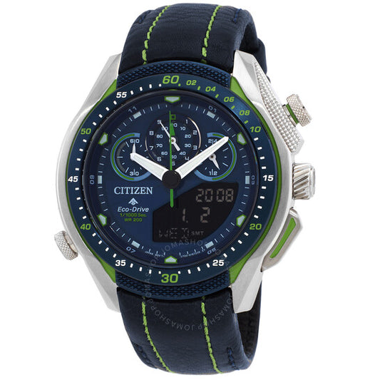 Citizen, Promaster Land Perpetual Alarm World Time Chronograph Analog-Digital Men's Watch