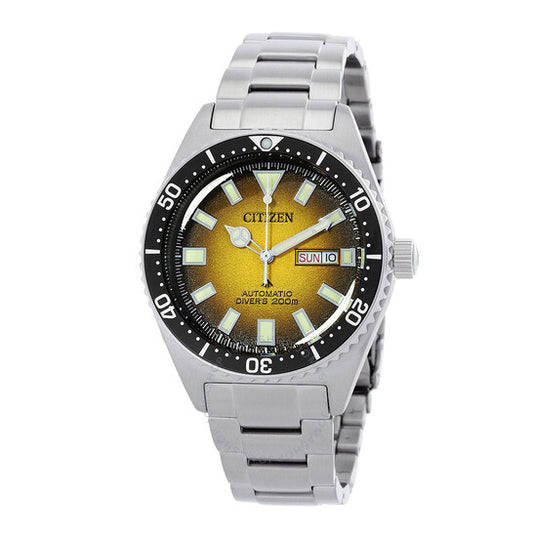 Citizen, Promaster Marine Automatic Yellow Dial Men's Watch