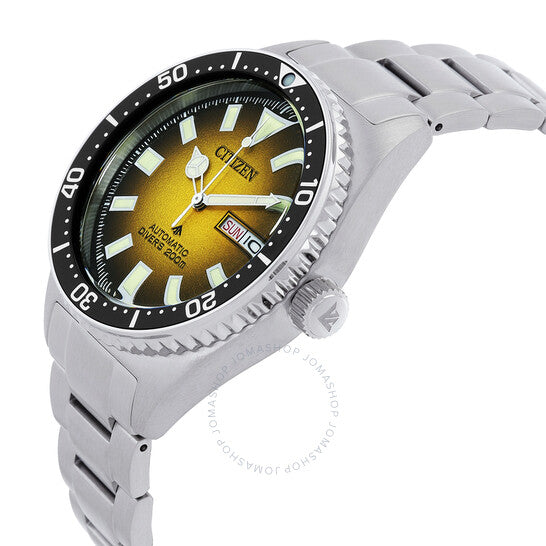 Citizen, Promaster Marine Automatic Yellow Dial Men's Watch