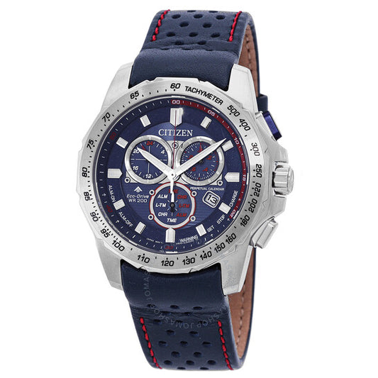 Citizen, Promaster MX Perpetual Alarm Chronograph Blue Dial Men's Watch