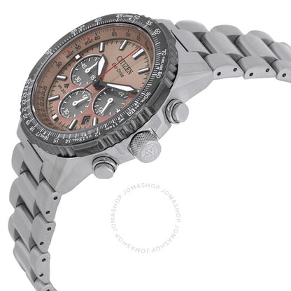 ساعة سيتيزن، بروماستر نافيهوك كرونوغراف للرجال بمينا سلمون