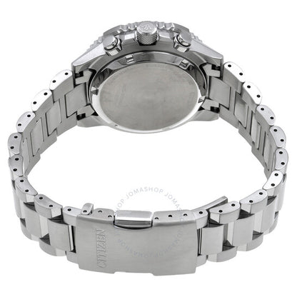 ساعة سيتيزن بروماستر نافيهوك كرونوغراف للرجال بمينا فضية