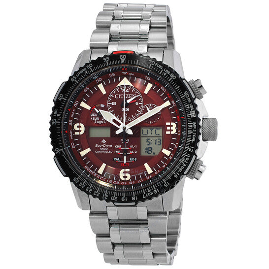 Citizen, Promaster Perpetual Analog-Digital Red Dial Men's Watch
