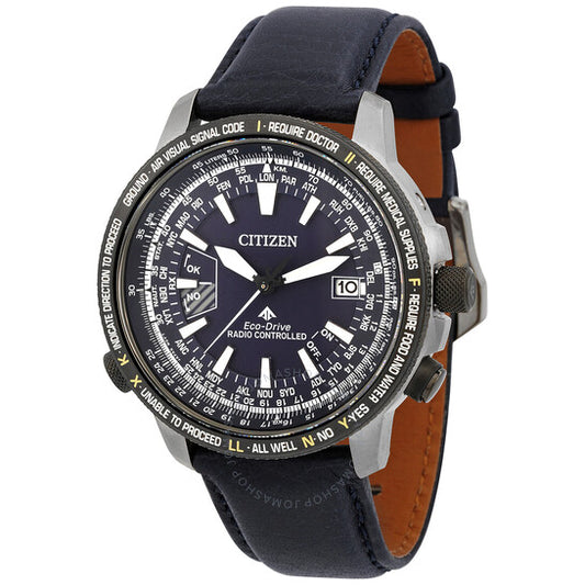 Citizen, Promaster Perpetual World Time Blue Dial Men's Watch