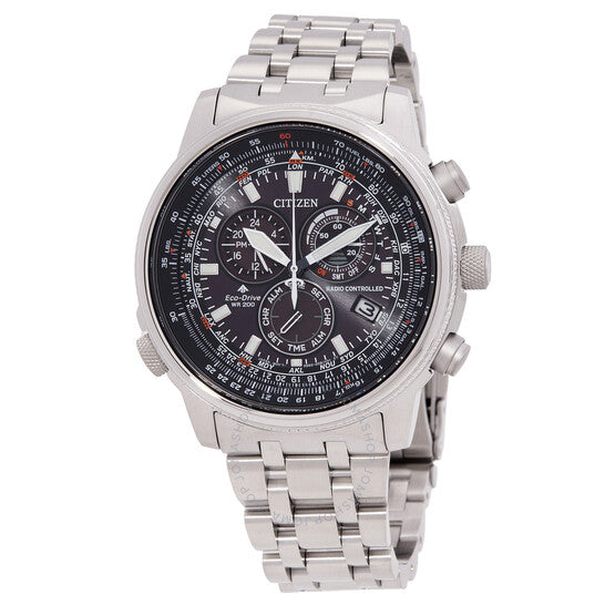 Citizen, Promaster Sky Perpetual Alarm Black Dial Men's Watch