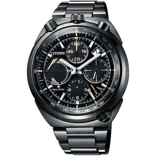 Citizen, Promaster Tsuno Alarm Chronograph Black Dial Men's Watch
