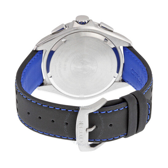 Citizen, Proximity Eco-Drive Black Dial Black Leather Men's Watch