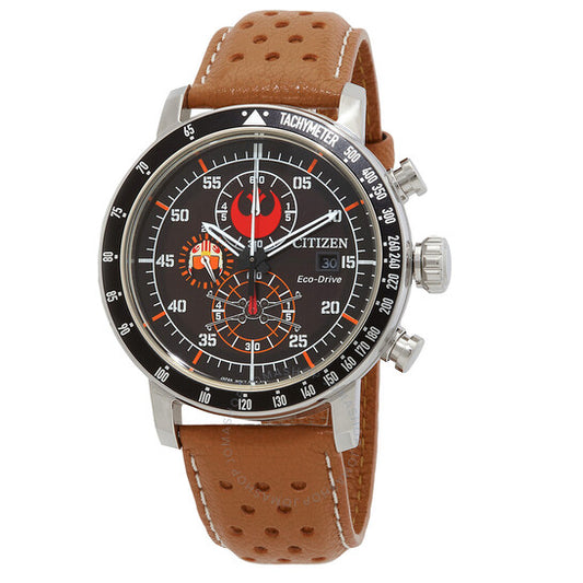 Citizen, Rebel Pilot Chronograph Black Dial Men's Watch