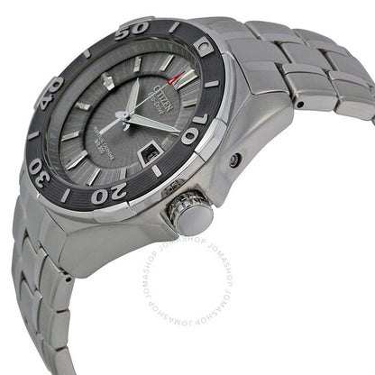 Citizen, Signature Eco-Drive Silver Dial Stainless Steel Men's Watch