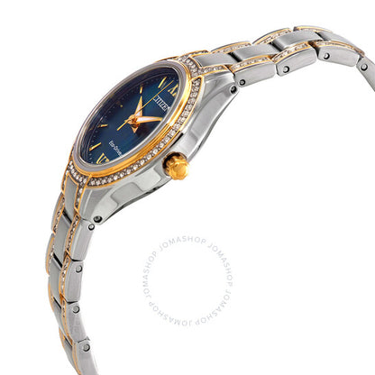 ساعة سيتيزن، سيلويت كريستال زرقاء اللون للسيدات