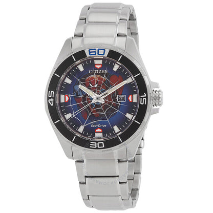 Citizen, Spider-Man Eco-Drive Blue Dial Men's Watch