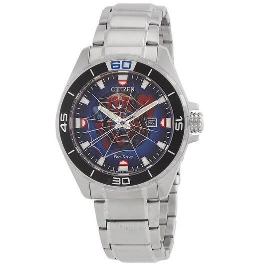 Citizen, Spider-Man Eco-Drive Blue Dial Men's Watch